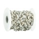 Catena in Acciaio Inossidabile 304 Argento con Conchiglie 4x8 mm + 4 mm (20 m)