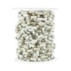 Chaîne en Acier Inoxydable 304 Argentée avec Coquillages 4 x 8 mm + 4 mm (20 m)