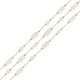 Stainless Steel 304 Gold Chain with Shell 4x8mm + 4mm (20mtr)