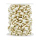 Stainless Steel 304 Gold Chain with Shell 4x8mm + 4mm (20mtr)