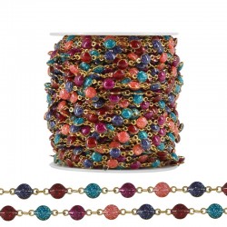 Enameled Stainless Steel 304 Chain Round 6mm (25mtr)