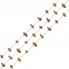 18K Gold/ Brown/ Mustard/ Black