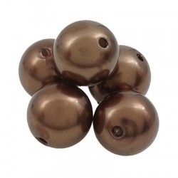 Pearl ABS Bead Ball 20mm (Ø 2mm)