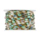 Stainless Steel 304 Chain with Glass Tubes 4.3-7mm