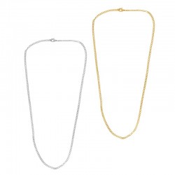 Brass Necklace Chain w/ Clasp 45cm/2.4mm