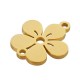 Stainless Steel 304 Connector Flower 14x12mm