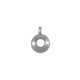 Stainless Steel 303 Bead Bail with Hoop 8mm Ø3.2mm