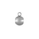 Stainless Steel 303 Bead Bail with Hoop 8mm Ø3.2mm