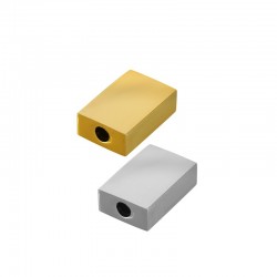 78080867 Stainless Steel 304 Slider Rectangle 12x8mm/3.9mm (Ø2.2mm)