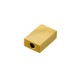 Stainless Steel 304 Bead Rectangular 12x8mm/3.9mm Ø2.2mm