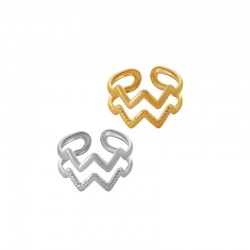 Stainless Steel 304 Finger Ring Double 11.5mm