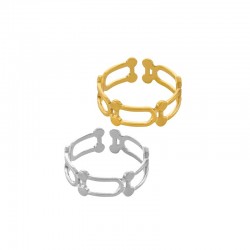 Stainless Steel 304 Finger Ring Chain 7mm