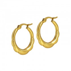 Stainless Steel 304 Earring Hoop 25x24mm/4mm