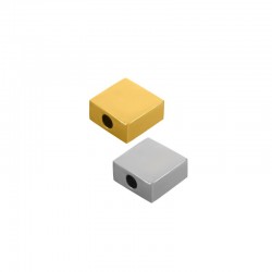 78080868 Stainless Steel 304 Slider Square Flat 8.5mm/3.8mm (Ø2.2mm)