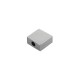 Perla Quadrata Piatta in Acciaio Inossidabile 304 8.5 Mm/3.8 mm Ø2.2 mm