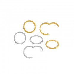 Aro con Bisagra de Acero Inoxidable 316L 12,4-10/1.2mm