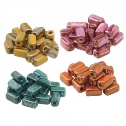 Ceramic Slider Tube w/ Enamel 5x9mm (Ø2.1mm)