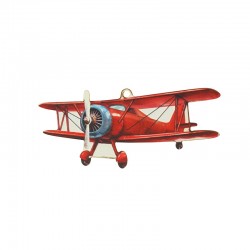 Wooden Pendant Airplane 80x35mm