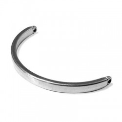 Zamak Half Bracelet 43x4mm, (Ø 1.5mm)