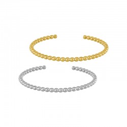 Stainless Steel 304 Bracelet w/ Beads 64mm/3mm
