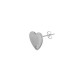 Orecchino a Cuore in Acciaio Inossidabile 304 con Anello 11X10 mm