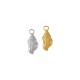 Breloque Coquillage en Acier Inoxydable 304 7 x 14 mm