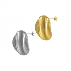 Stainless Steel 304 Earring Oval 22x24mm