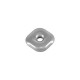 Ciondolo Quadrato in Acciaio Inossidabile 304 17 Mm/5 mm Ø3.5 mm