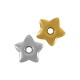 Stainless Steel 304 Charm Star 19mm/4.5mm Ø3.5mm