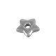 Stainless Steel 304 Charm Star 19mm/4.5mm Ø3.5mm