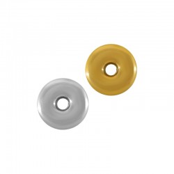 Stainless Steel 304 Charm Round 17mm/5mm (Ø3.5mm)