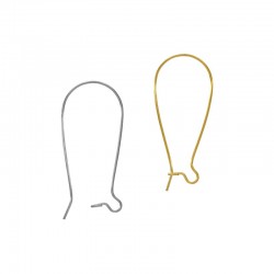 Stainless Steel 304 Earring Hook 38mm