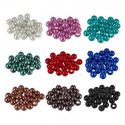 Pearl ABS Bead Round 6mm Ø2mm