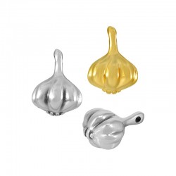 Zamak Charm Garlic 18x24mm (Ø2.2mm)