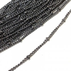 Catena in Acciaio 1.7x0.9mm con Palline 2.4mm