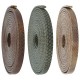 Cordón de Cuero Artificial Plano Efecto Sepriente 10mm (3mtr/rollo)
