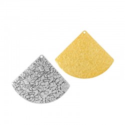 Pendentif en Laiton Triangle 40 x 34 mm