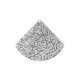 Colgante de Latón Triangular 40 x 34 mm