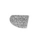 Pendentif en Laiton Triangle 40 x 34 mm