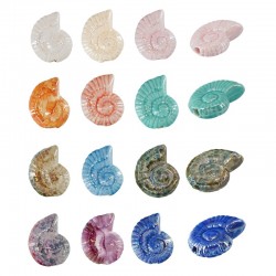 Ceramic Slider Shell w/ Enamel 22x18mm (Ø2.2mm)