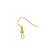 Brass Earring Fishhook 18x15mm