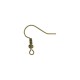 Brass Earring Fishhook 18x15mm