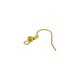 Brass Earring Fishhook 18x15mm
