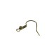 Brass Earring Fishhook 18x15mm