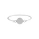 Braccialeto Aggiustabile in Metallo Ottone Eco 68x57mm con Base Rotonda 18mm