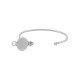 Braccialeto Aggiustabile in Metallo Ottone Eco 68x57mm con Base Rotonda 18mm