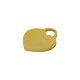 Charm cœur en Acier Inoxydable 304 13.5 x 15 mm