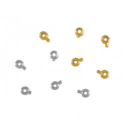 Stainless Steel 316 Pressed Crimp Bead 3x4mm (Ø0.95mm)