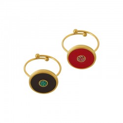 Stainless Steel 304 Ring Round w/ Enamel 15mm