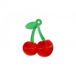 Acrylic Pendant Cherry 26x32mm